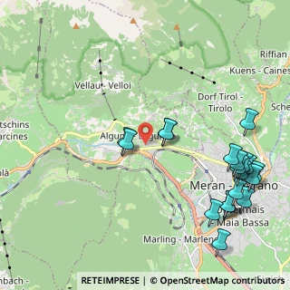 Mappa Via Peter Thalguter, 39022 Lagundo BZ, Italia (2.5865)
