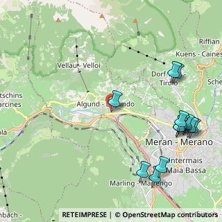 Mappa Via Peter Thalguter, 39022 Lagundo BZ, Italia (2.64308)