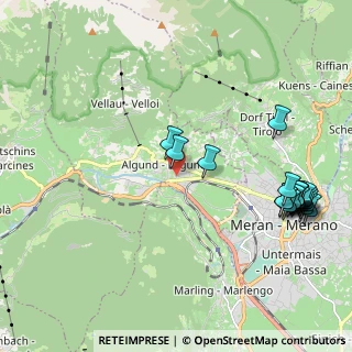 Mappa Via Peter Thalguter, 39022 Lagundo BZ, Italia (2.5275)
