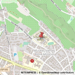 Mappa Via Karl Wolf, 36, 39012 Merano, Bolzano (Trentino-Alto Adige)