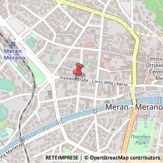 Mappa Corso della Libertà, 139, 39012 Merano, Bolzano (Trentino-Alto Adige)
