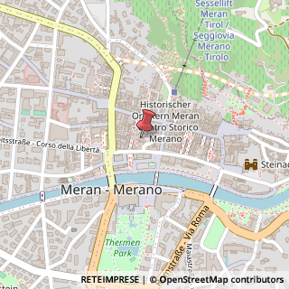 Mappa Via Fossato Molini, 32, 39012 Merano, Bolzano (Trentino-Alto Adige)