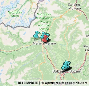 Mappa Via Fossato Molini, 39012 Merano BZ, Italia (14.9065)