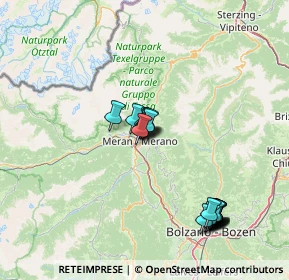 Mappa Via S. Giorgio, 39012 Merano BZ, Italia (14.85)