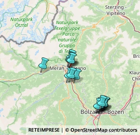 Mappa Via S. Giorgio, 39012 Merano BZ, Italia (14.54059)