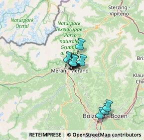 Mappa Via S. Giorgio, 39012 Merano BZ, Italia (7.49667)
