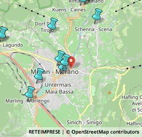 Mappa Via S. Giorgio, 39012 Merano BZ, Italia (2.41636)