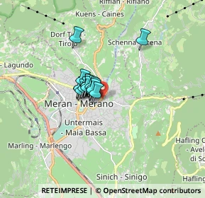 Mappa Via S. Giorgio, 39012 Merano BZ, Italia (0.85389)