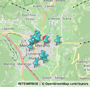 Mappa Via S. Giorgio, 39012 Merano BZ, Italia (1.16)