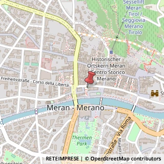 Mappa Corso della Libertà, 75, 39012 Merano, Bolzano (Trentino-Alto Adige)