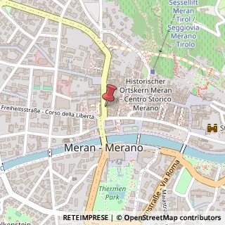 Mappa Via delle Corse, 6, 39012 Merano, Bolzano (Trentino-Alto Adige)