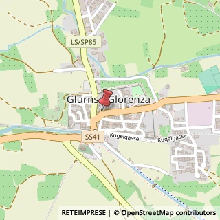 Mappa Piazza della Canonica, 3, 39020 Glorenza, Bolzano (Trentino-Alto Adige)
