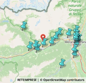 Mappa Monte di Sole, 39025 Naturno BZ, Italia (8.6385)