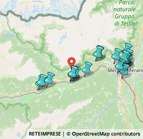 Mappa Monte di Sole, 39025 Naturno BZ, Italia (7.7925)
