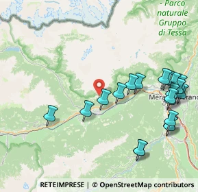 Mappa Monte di Sole, 39025 Naturno BZ, Italia (9.323)