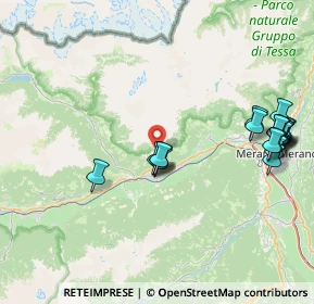 Mappa Monte di Sole, 39025 Naturno BZ, Italia (9.08)