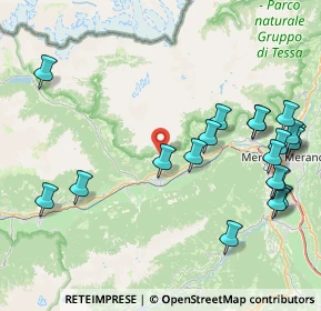 Mappa Monte di Sole, 39025 Naturno BZ, Italia (9.718)