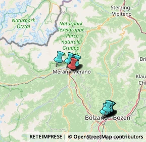 Mappa Via Haller, 39012 Merano BZ, Italia (14.839)
