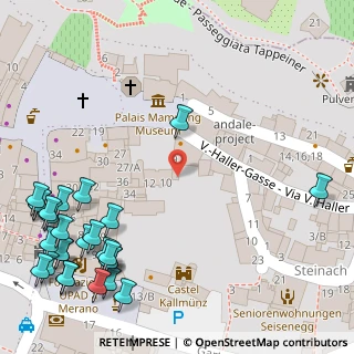 Mappa Via Haller, 39012 Merano BZ, Italia (0.0963)