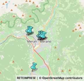 Mappa Via Haller, 39012 Merano BZ, Italia (1.52273)