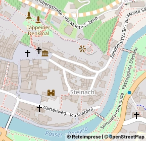Mappa Vicolo passiria, 39012 Merano BZ, Italia (0.07692)