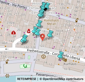 Mappa Via Cassa di Risparmio, 39012 Merano BZ, Italia (0.064)