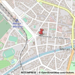Mappa Corso della Libertà, n 155, 39012 Merano, Bolzano (Trentino-Alto Adige)