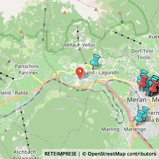 Mappa Via Birreria, 39022 Lagundo BZ, Italia (3.55368)