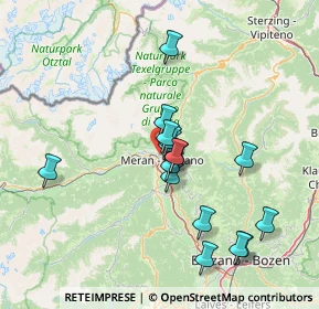 Mappa Via Mozart, 39012 Merano BZ, Italia (12.66375)