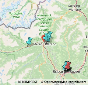 Mappa Via Mozart, 39012 Merano BZ, Italia (19.442)