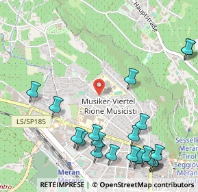 Mappa Via Mozart, 39012 Merano BZ, Italia (0.6815)