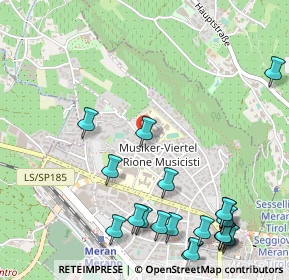 Mappa Via Mozart, 39012 Merano BZ, Italia (0.7005)