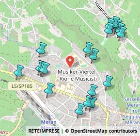 Mappa Via Mozart, 39012 Merano BZ, Italia (0.5825)