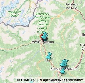 Mappa Piazza del Grano, 39012 Merano BZ, Italia (13.86818)