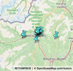 Mappa Piazza del Grano, 39012 Merano BZ, Italia (4.26385)