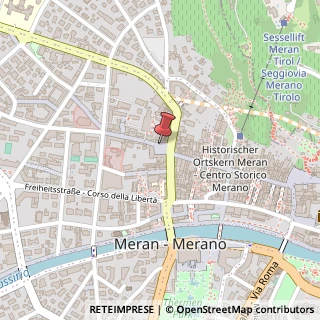 Mappa Via Mainardo, 2, 39012 Merano, Bolzano (Trentino-Alto Adige)