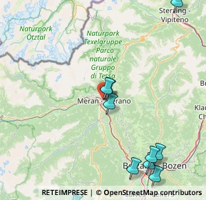 Mappa Via Otto Huber Strasse, 39012 Merano BZ, Italia (24.08)