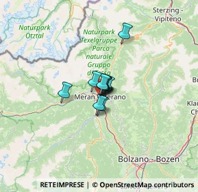 Mappa Via Otto Huber Strasse, 39012 Merano BZ, Italia (4.29182)