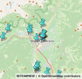 Mappa Via Otto Huber Strasse, 39012 Merano BZ, Italia (3.54875)