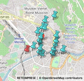 Mappa Via Otto Huber Strasse, 39012 Merano BZ, Italia (0.3185)