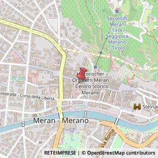 Mappa Via Portici, 223, 39012 Merano, Bolzano (Trentino-Alto Adige)