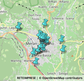 Mappa Via Portici, 39012 Merano BZ, Italia (1.1295)