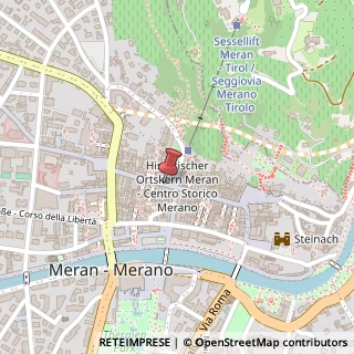 Mappa Via Portici, 203, 39012 Merano, Bolzano (Trentino-Alto Adige)