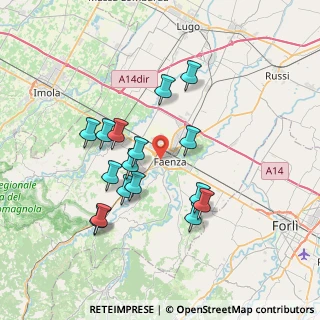 Mappa Via Insorti, 48018 Faenza RA, Italia (6.79875)
