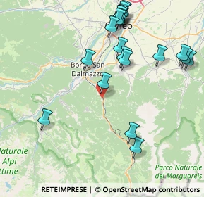 Mappa Via Tetto Frega, 12017 Robilante CN, Italia (9.5195)