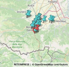 Mappa Via Tetto Frega, 12017 Robilante CN, Italia (9.67063)