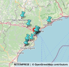 Mappa Via Gagliardi, 17047 Valleggia SV, Italia (8.09417)