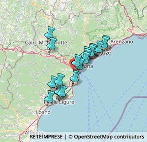 Mappa Via Gagliardi, 17047 Quiliano SV, Italia (10.2725)