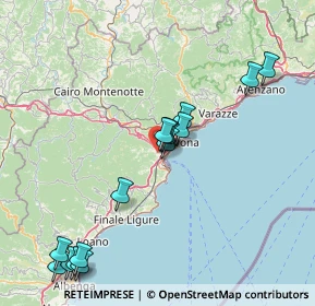 Mappa Via Gagliardi, 17047 Quiliano SV, Italia (17.45867)