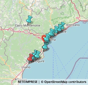 Mappa Via Gagliardi, 17047 Quiliano SV, Italia (11.05059)